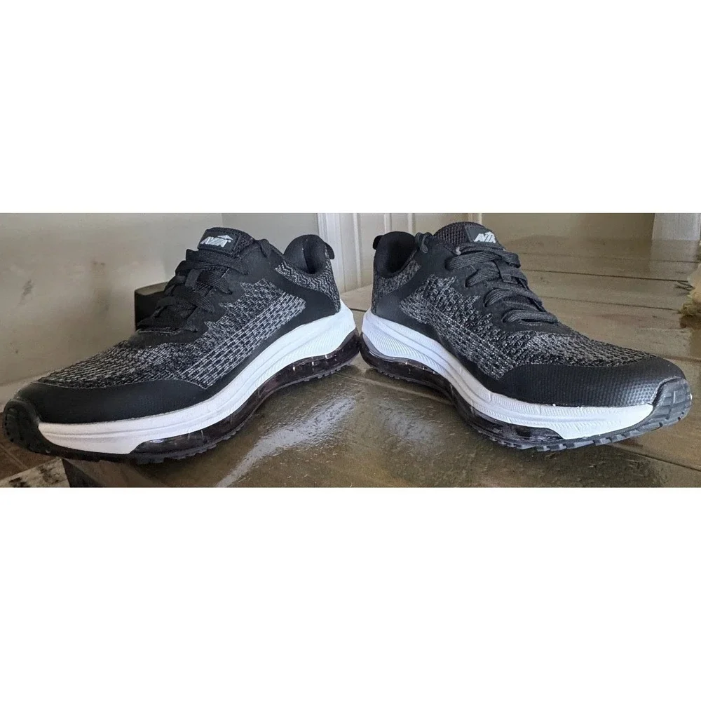 Avia Air Athletic Shoes Women 10 Black Sporty Sneakers Gym Activewear Excellent